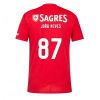 Benfica Joao Neves #87 Heimtrikot 2024-25 Kurzarm